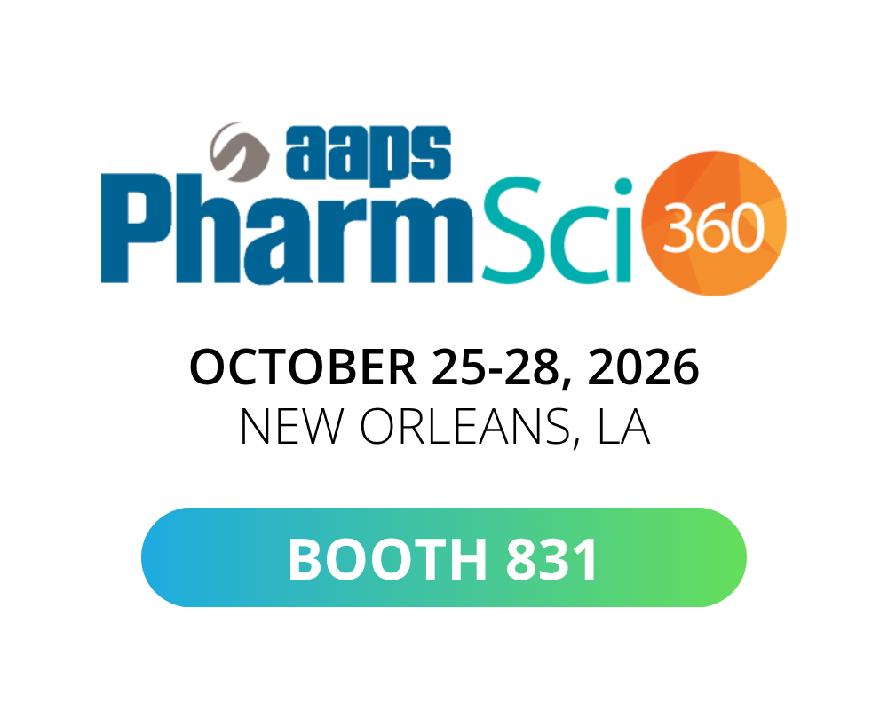 Axcend booth 831 at PharmSci 360